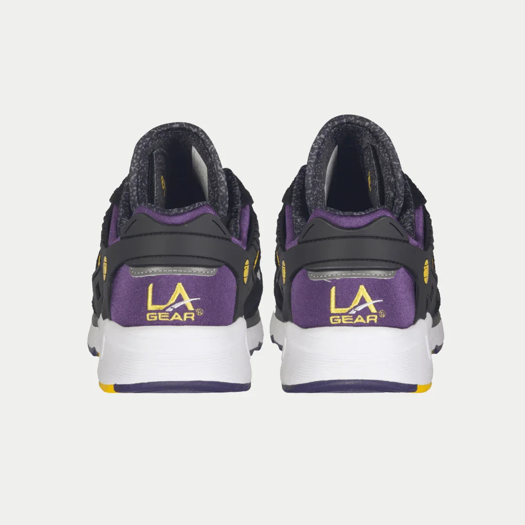 LA Gear Men's Catapult Light-Up Lowtop | Black x Purple x Yellow - P's One-Stop Shop 