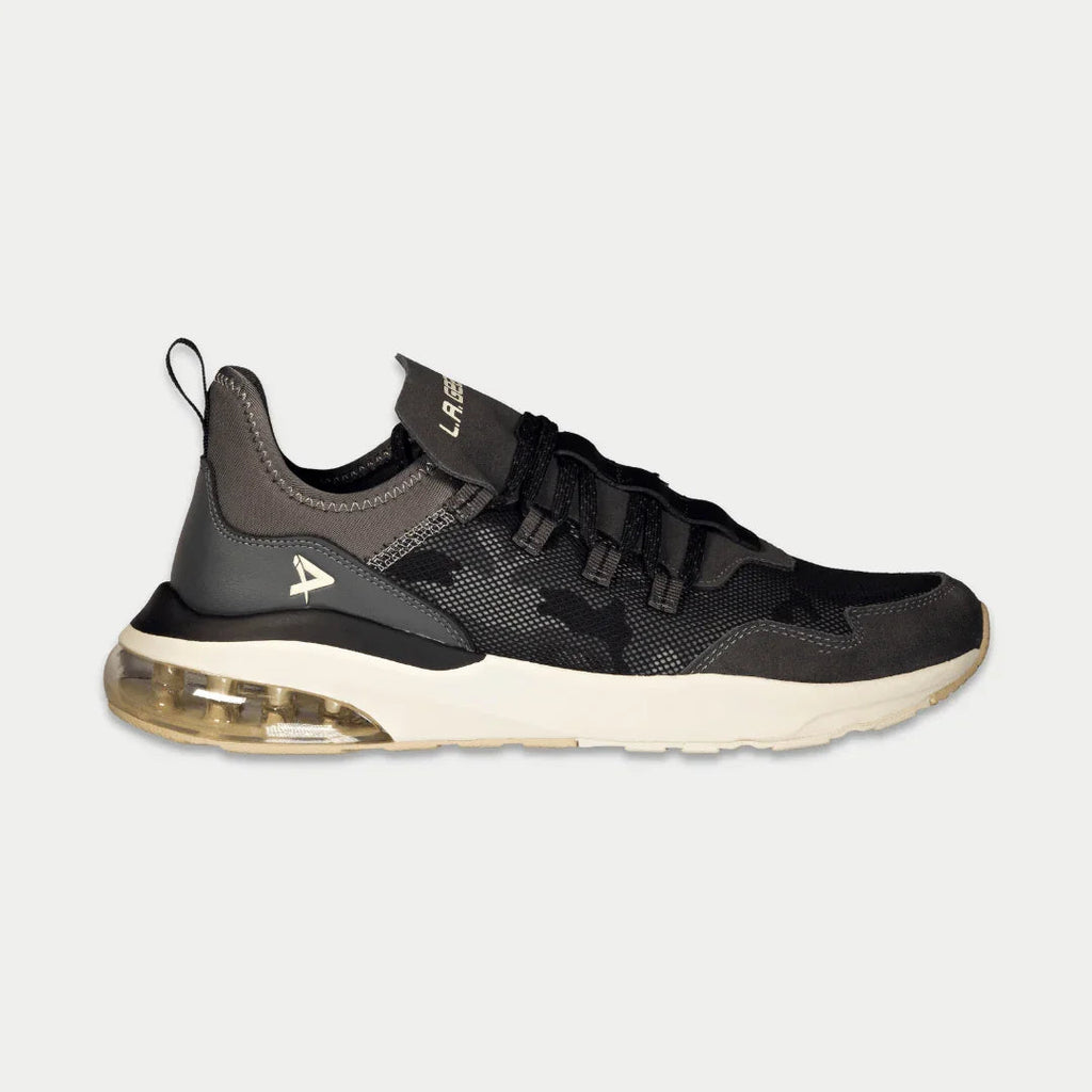LA Gear Men’s Runyon Lowtop | Black x Gray - P's One-Stop Shop 