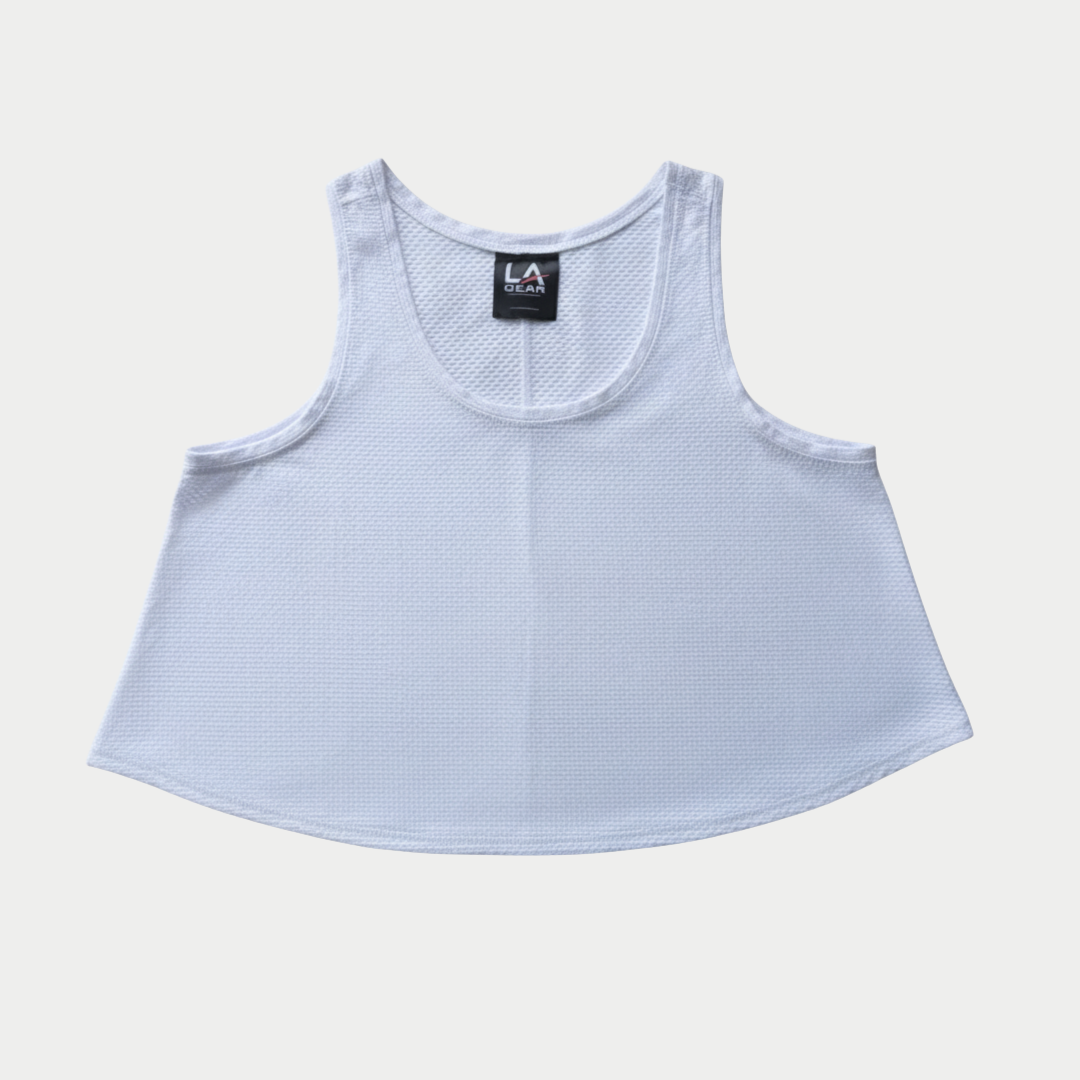 LA Gear Women’s Athletic Mesh Tank | White - P's One-Stop Shop 