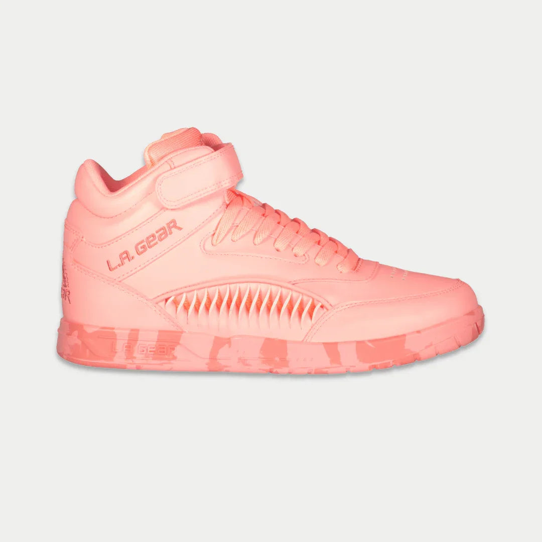LA Gear Women's Flame Hightop | Neon Peach Glow - P's One-Stop Shop 