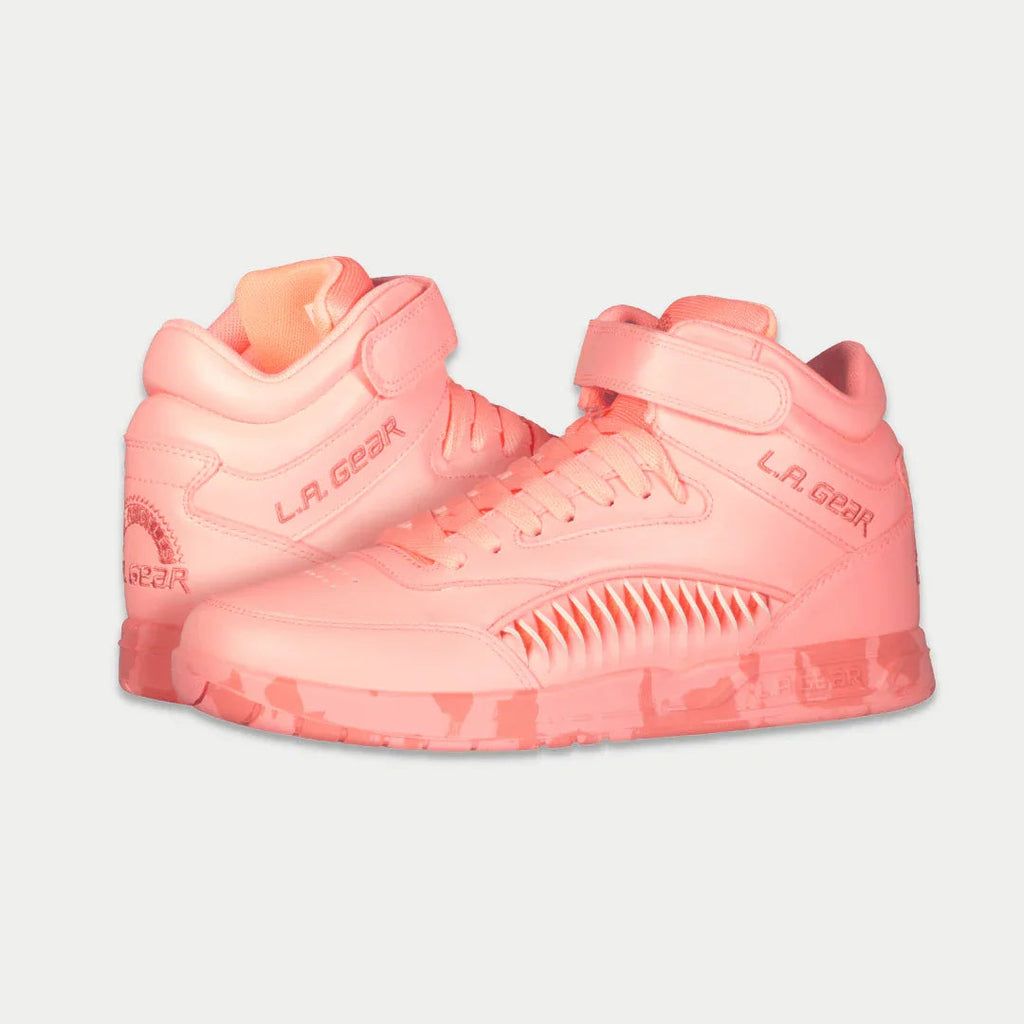 LA Gear Women's Flame Hightop | Neon Peach Glow - P's One-Stop Shop 