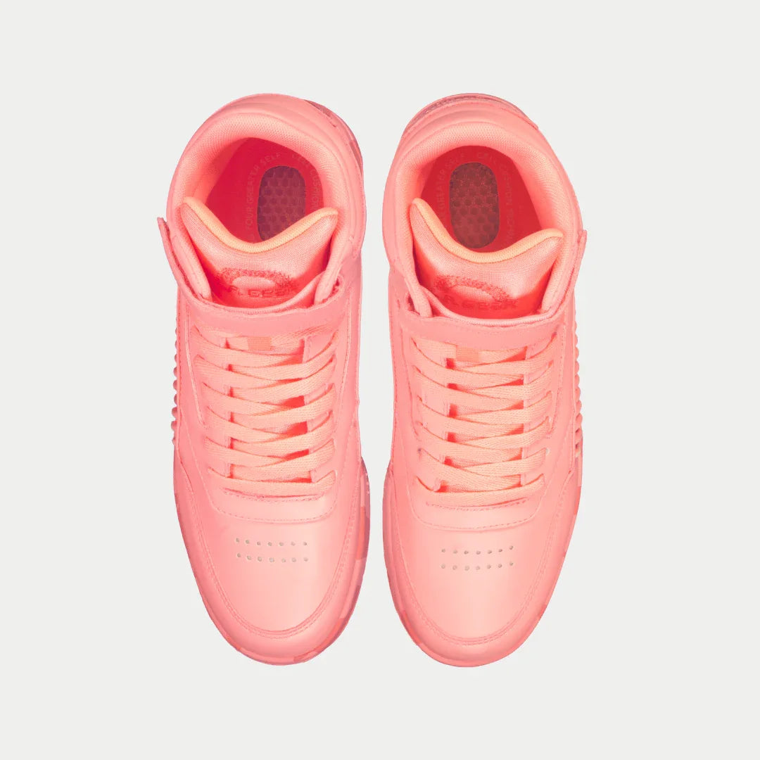 LA Gear Women's Flame Hightop | Neon Peach Glow - P's One-Stop Shop 