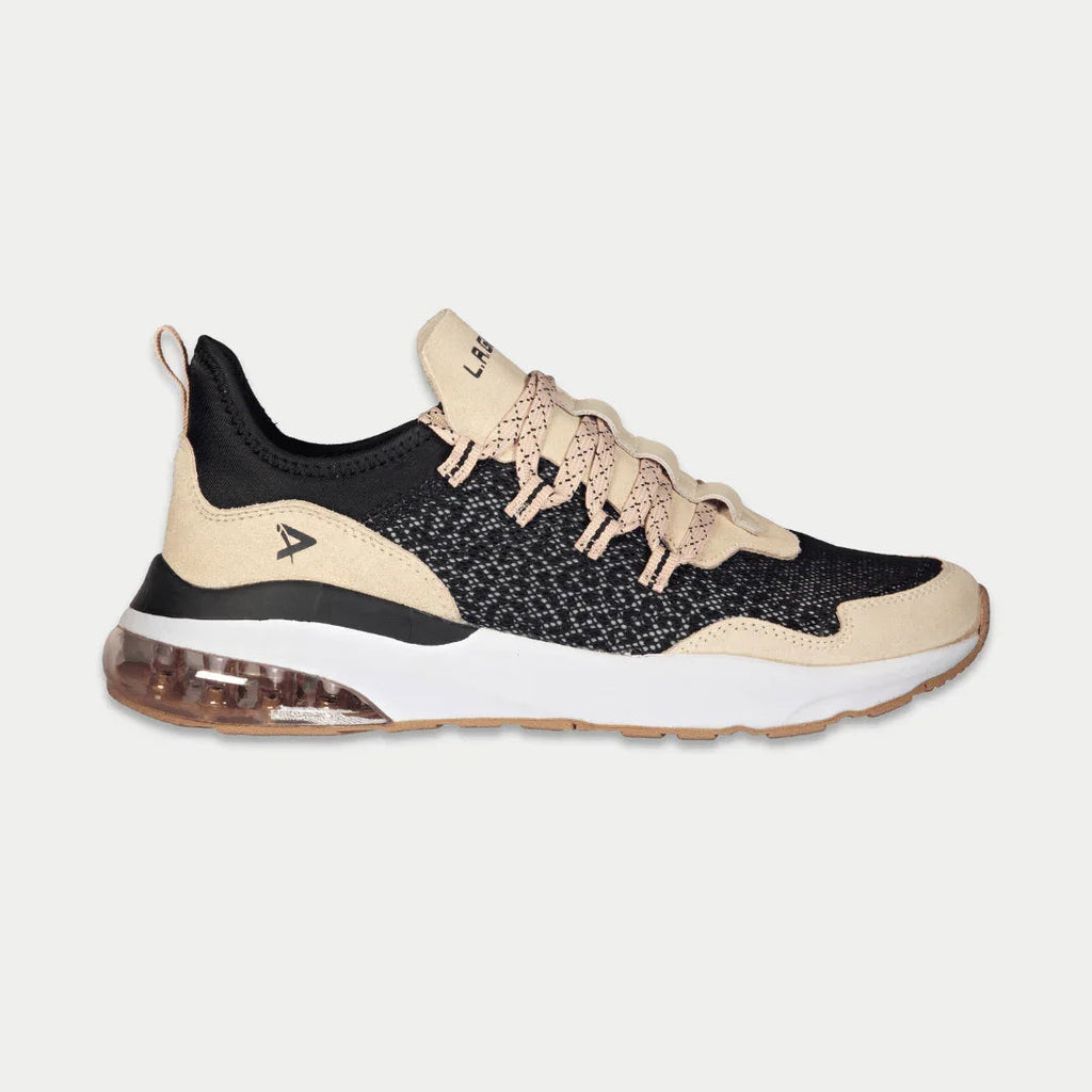 LA Gear Women’s Runyon Lowtop | Black x Pink - P's One-Stop Shop 