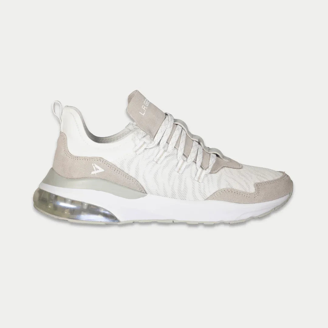 LA Gear Women's Runyon Lowtop | White x Gray - P's One-Stop Shop 