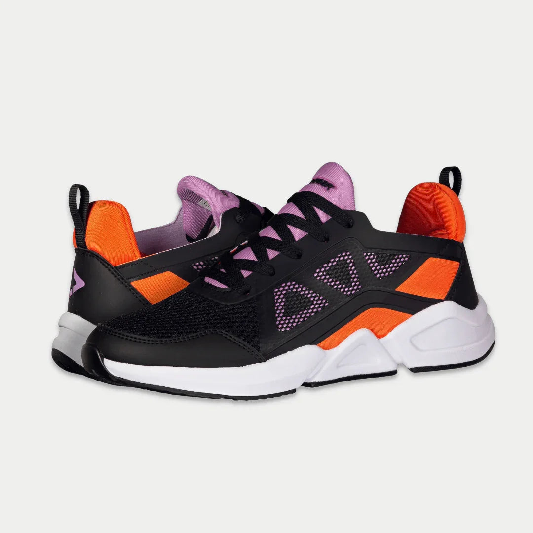 LA Gear Women’s Tarzana Lowtop | Black x Orange - P's One-Stop Shop 