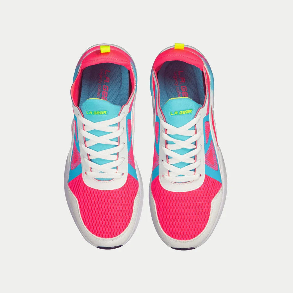 LA Gear Women's Tarzana Lowtop | White x Pink - P's One-Stop Shop 