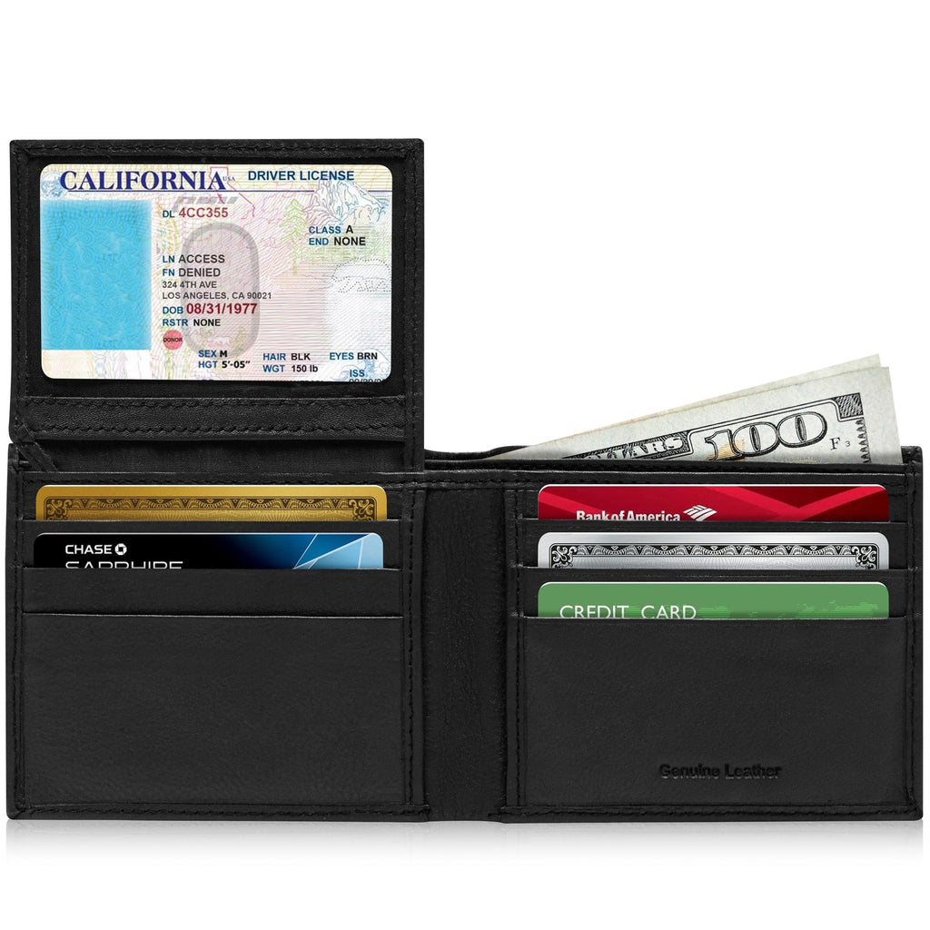 Leather Bifold Wallet - P's One-Stop Shop 