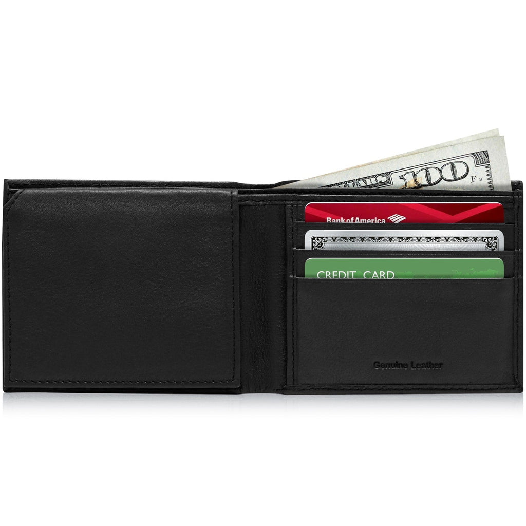 Leather Bifold Wallet - P's One-Stop Shop 