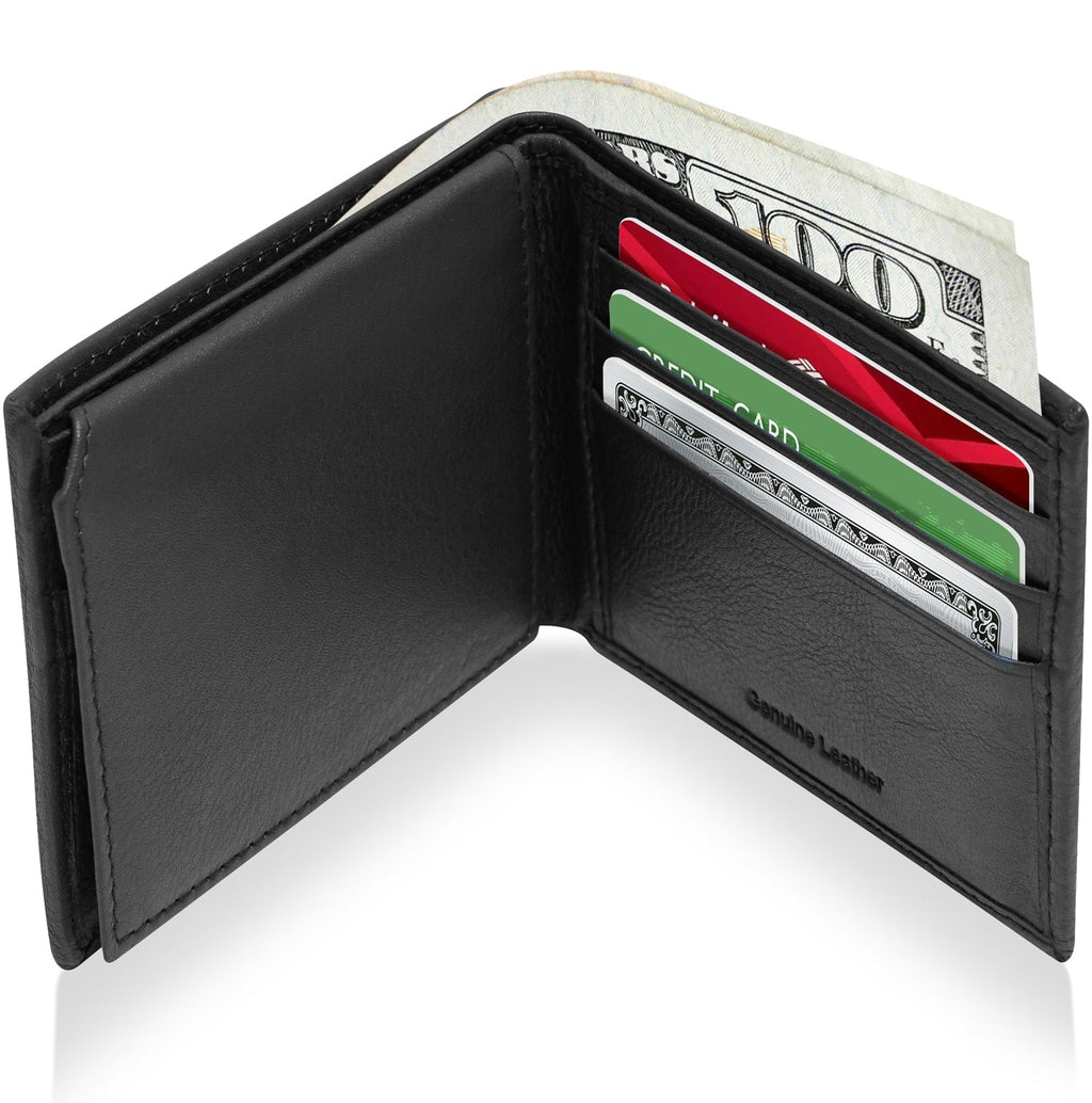 Leather Bifold Wallet - P's One-Stop Shop 