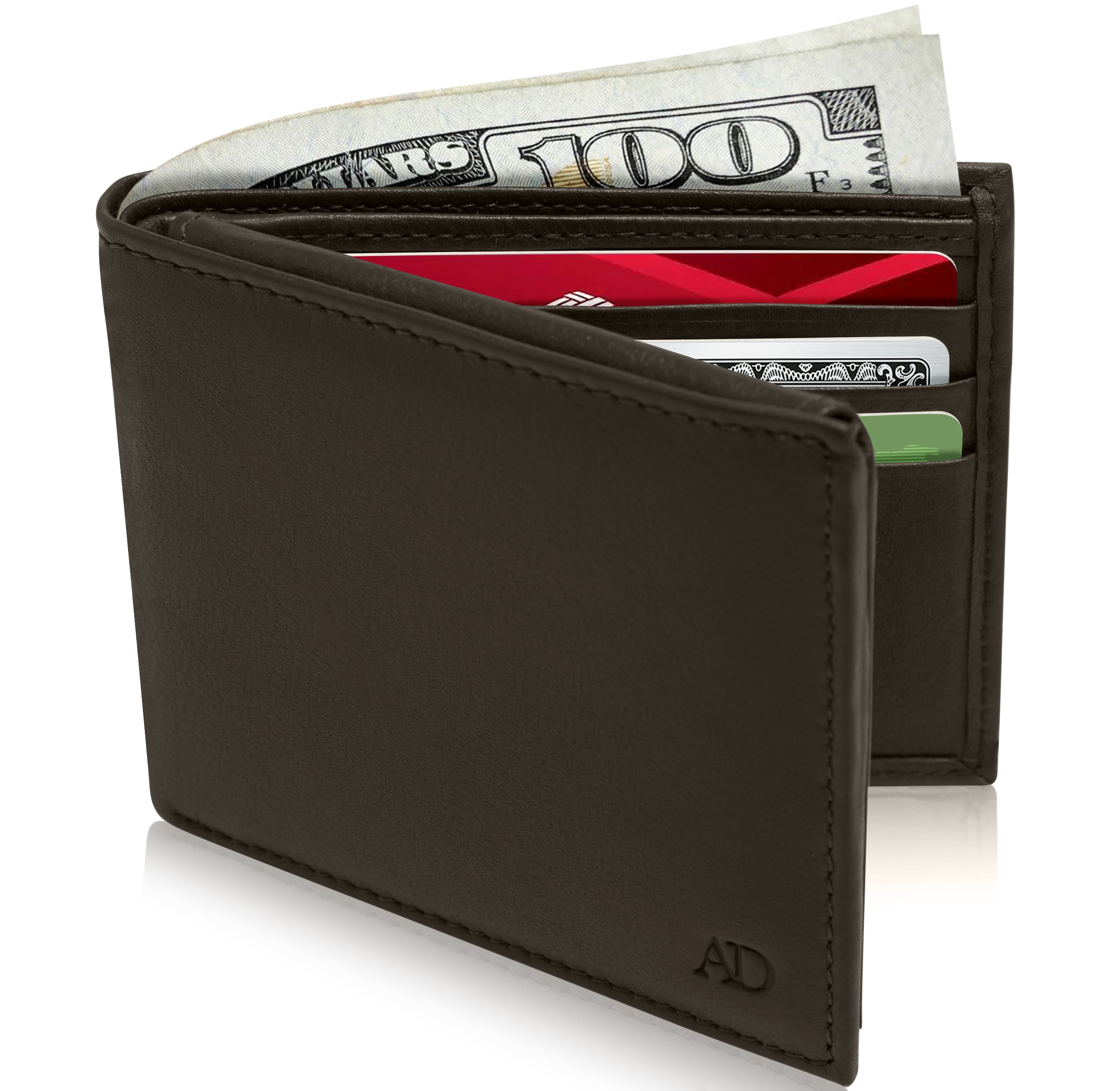 Leather Bifold Wallet - P's One-Stop Shop 