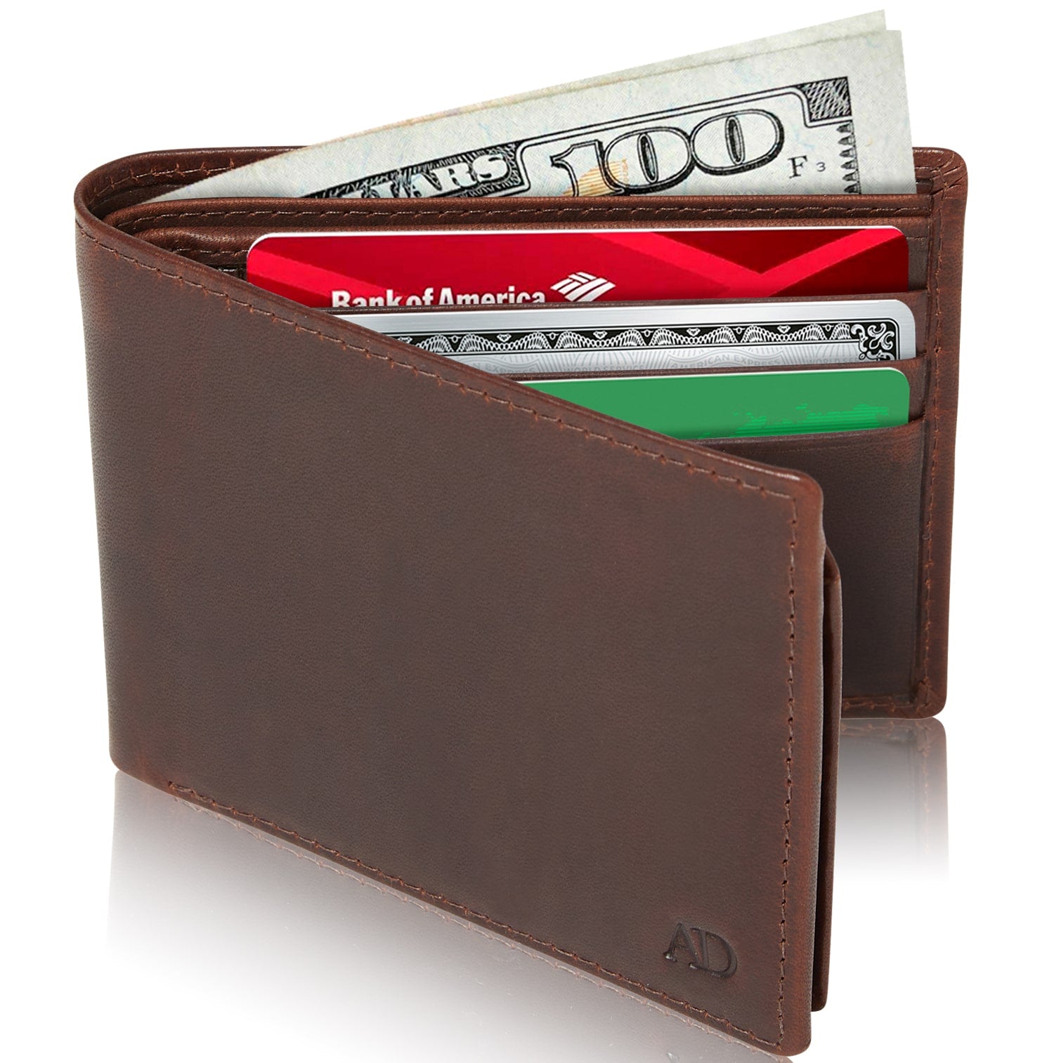 Leather Bifold Wallet - P's One-Stop Shop 