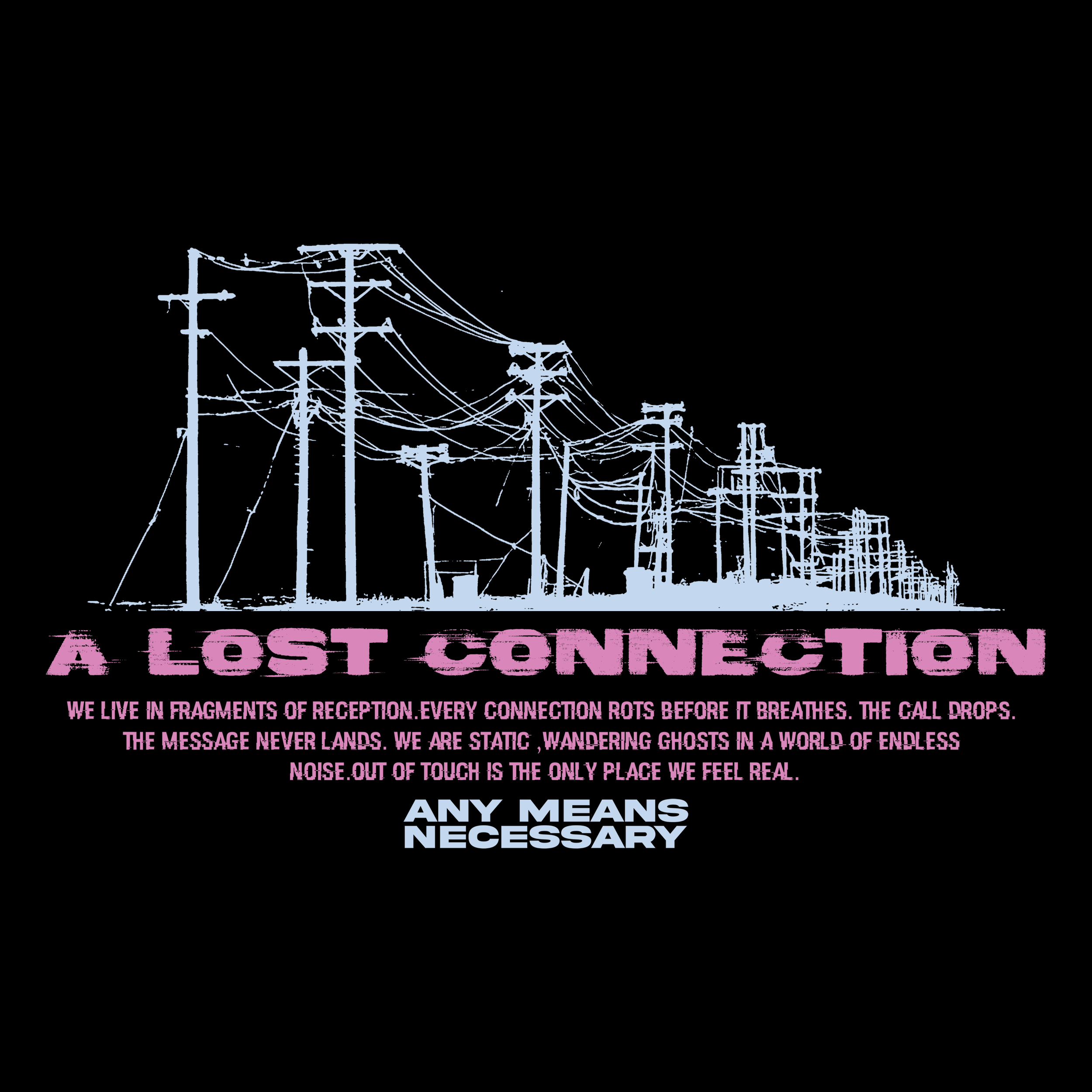 Lost Connection Pullover Hoodie - P's One-Stop Shop 
