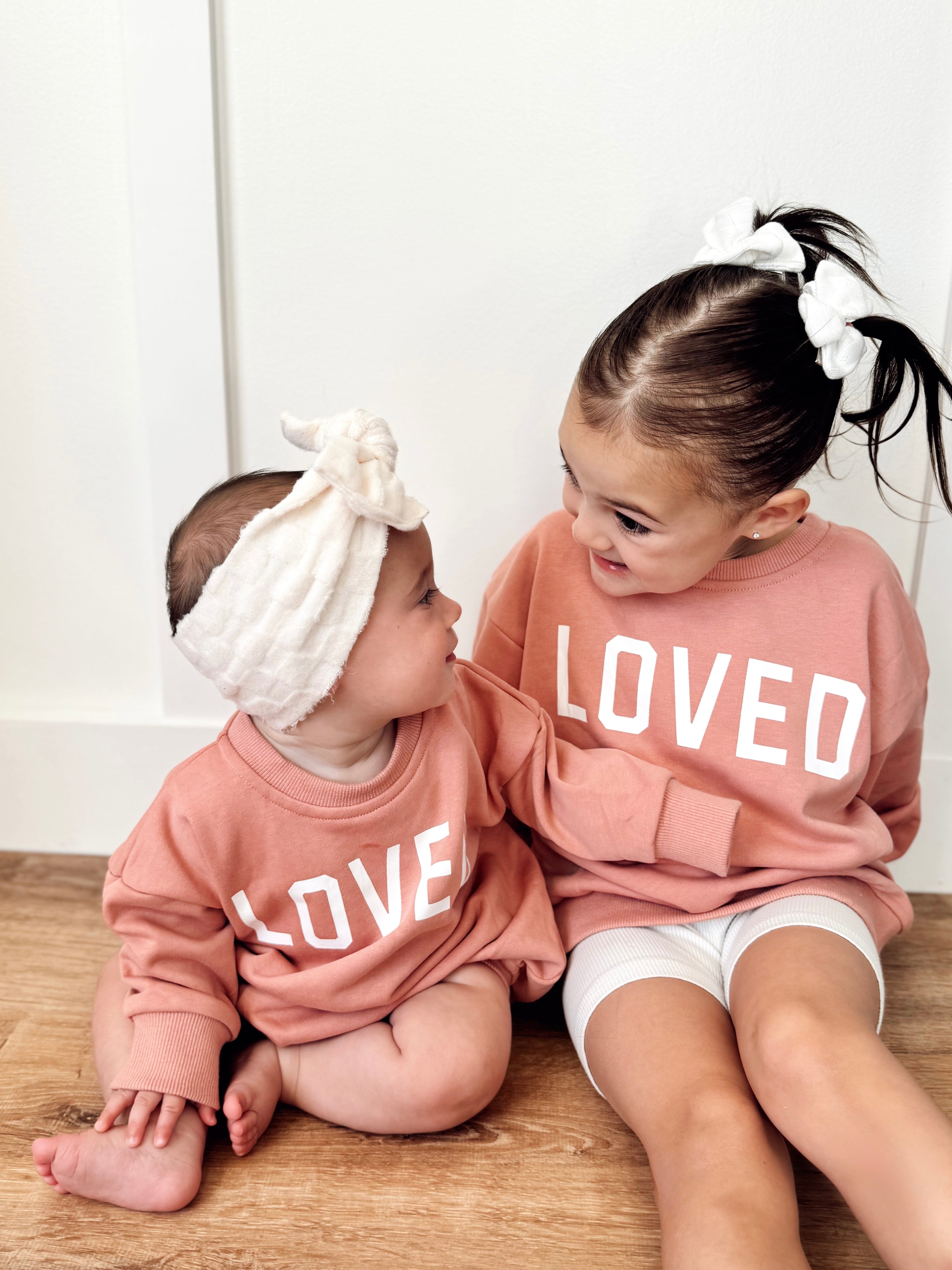 Loved Sweatshirt Romper - more colors - P's One-Stop Shop 