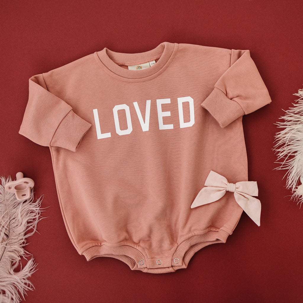 Loved Sweatshirt Romper - more colors - P's One-Stop Shop 