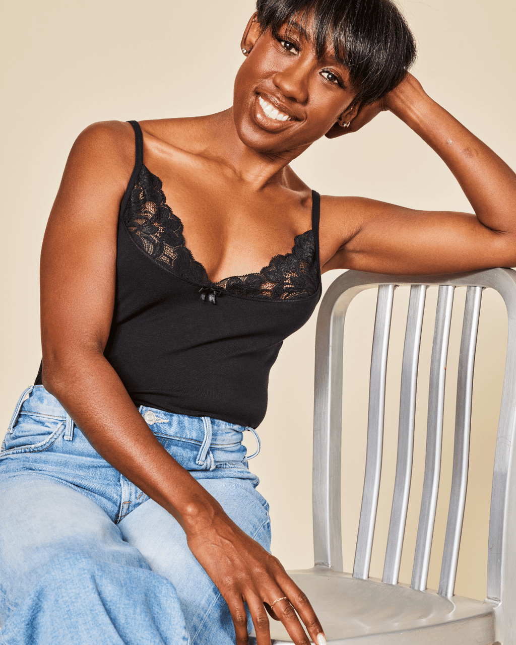 Luna Lace - Cotton Cami - P's One-Stop Shop 