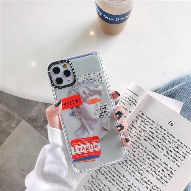 Luxury Art Letter Label iPhone Case - P's One-Stop Shop 