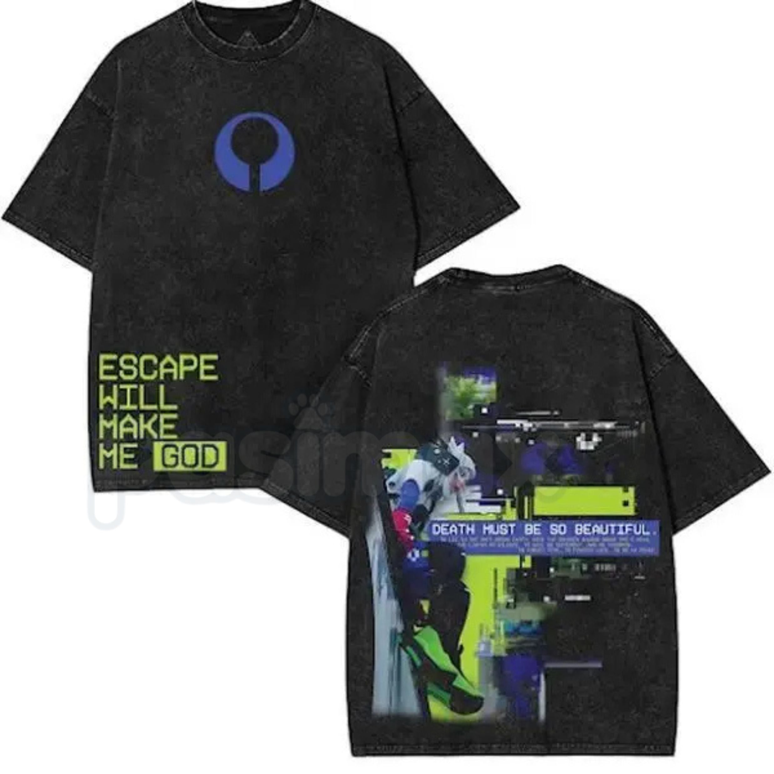 Marathon Gameplay Vintage Washed T-Shirt – Retro Gaming Graphic Tee, Gamer Streetwear Gift for Men & Women - P's One-Stop Shop 