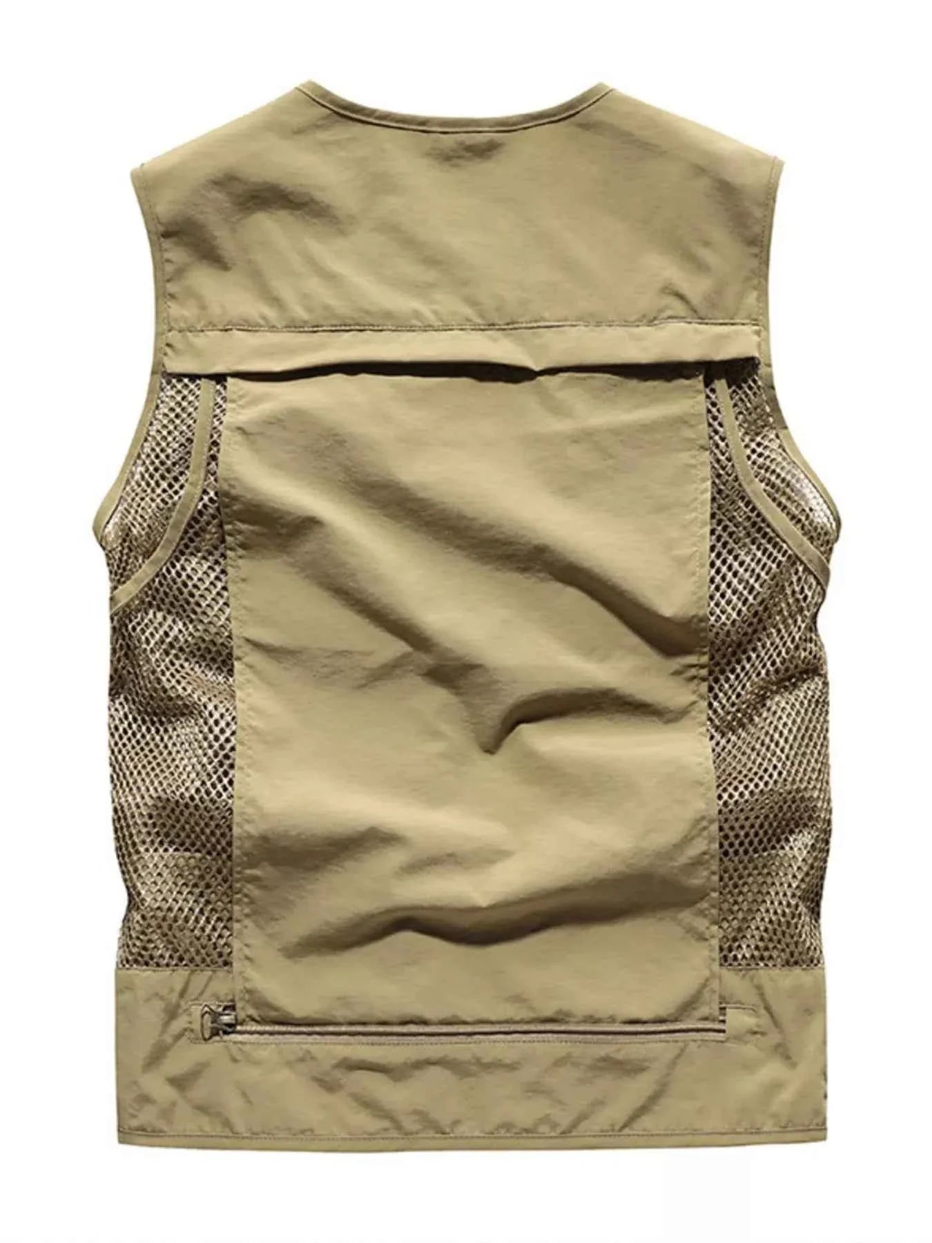 MegaFit Men's Quick-Dry Multi-Pocket Mesh Vest - P's One-Stop Shop 