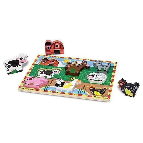 Melissa & Doug - Farm Chunky Puzzle - P's One-Stop Shop 