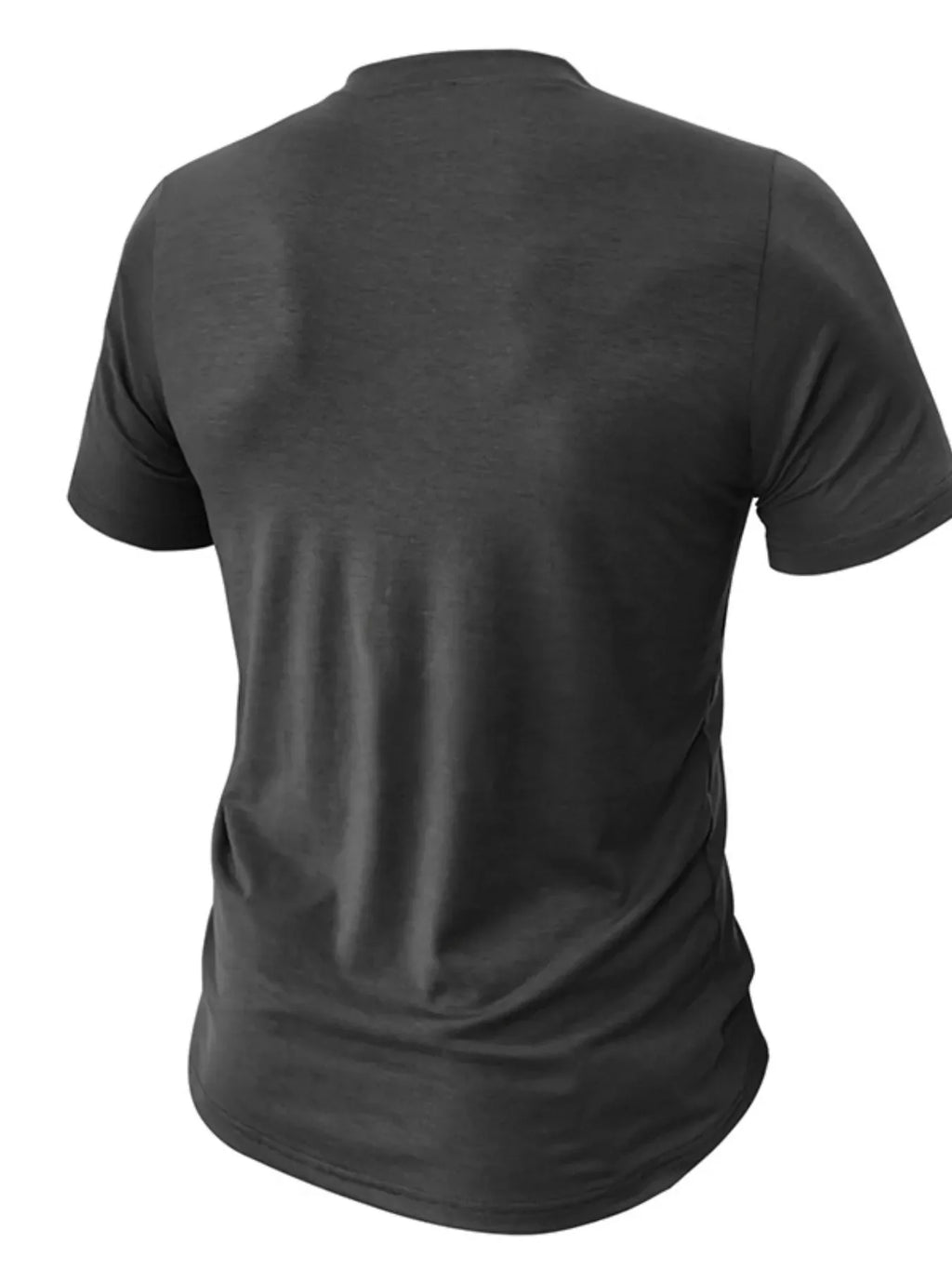 Men's American Flag Short Sleeve Henley Top - P's One-Stop Shop 