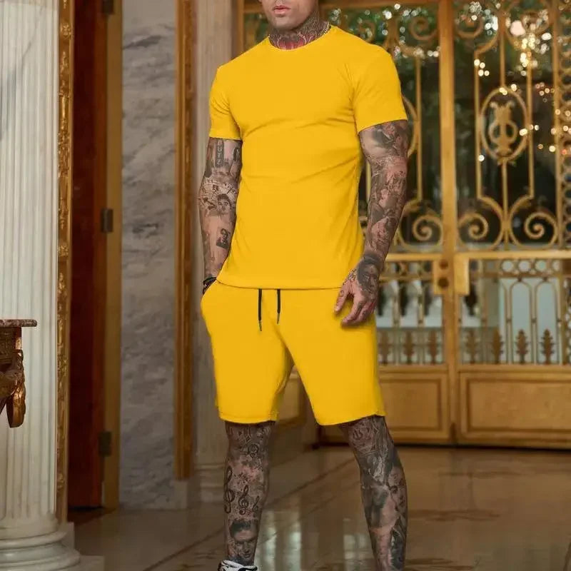 Men's Breathable Summer Sportswear Set - P's One-Stop Shop 