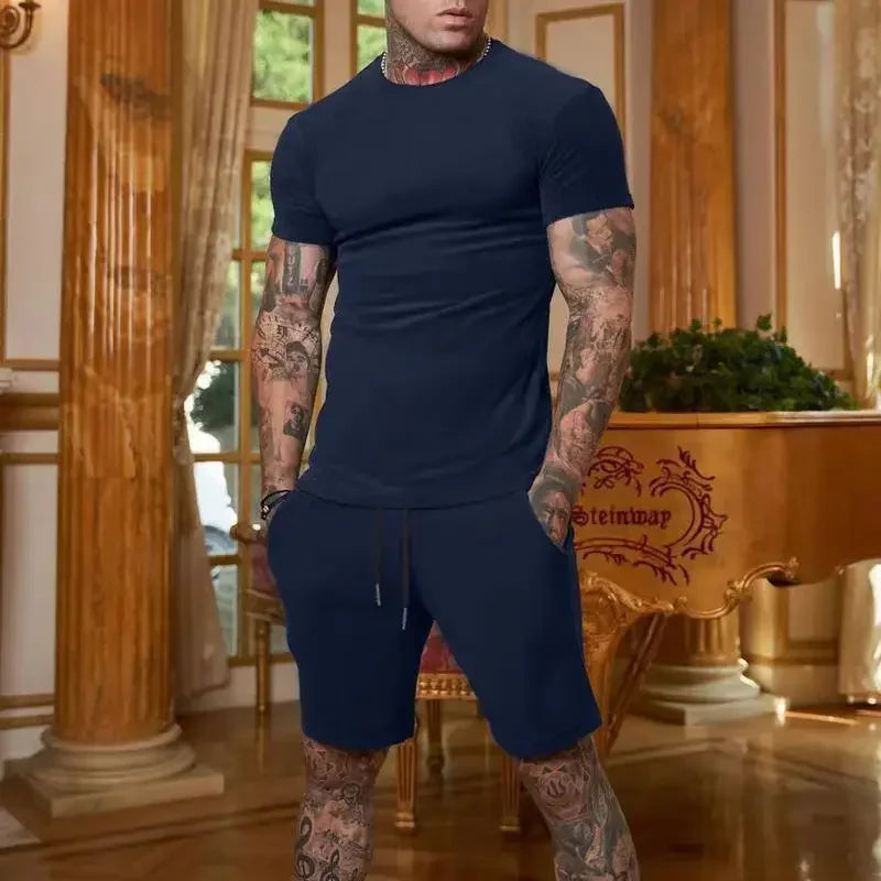 Men's Breathable Summer Sportswear Set - P's One-Stop Shop 