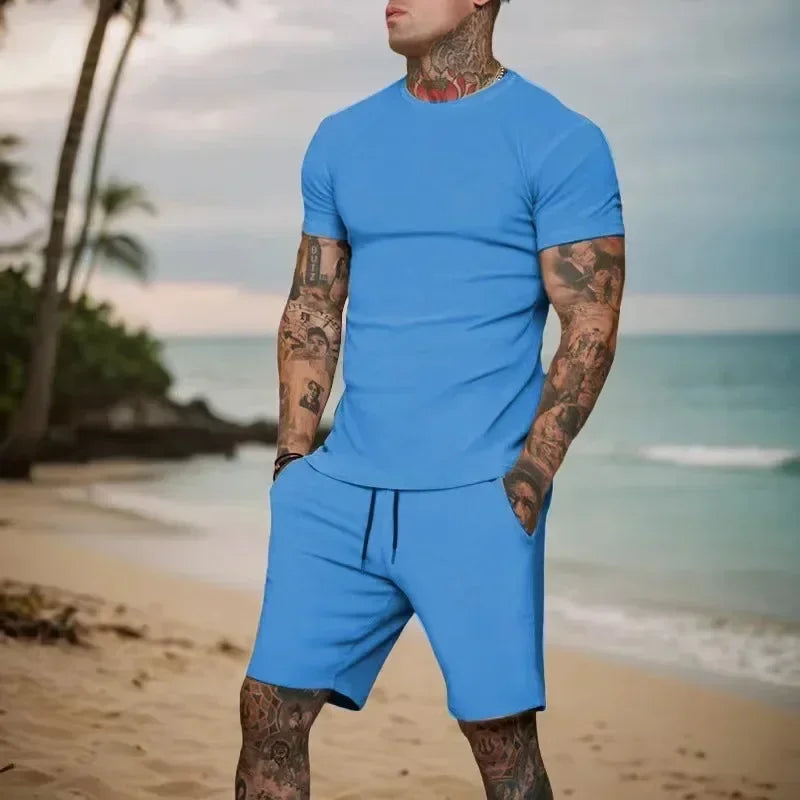 Men's Breathable Summer Sportswear Set - P's One-Stop Shop 
