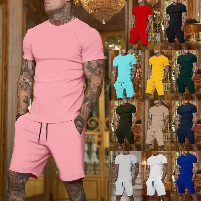 Men's Breathable Summer Sportswear Set - P's One-Stop Shop 