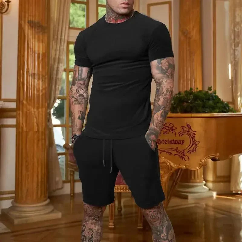 Men's Breathable Summer Sportswear Set - P's One-Stop Shop 
