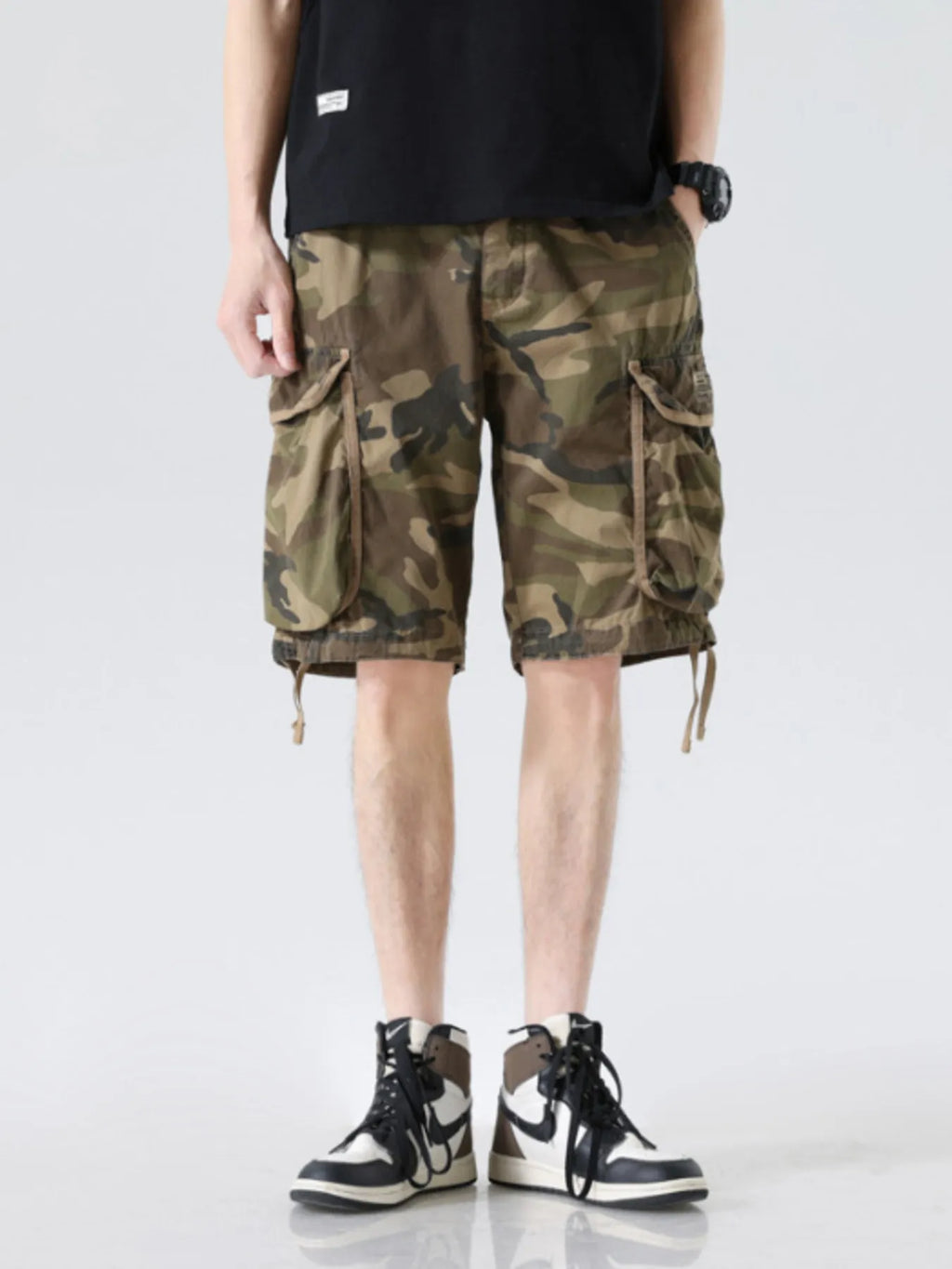 Men's Camouflage Cargo Shorts - P's One-Stop Shop 