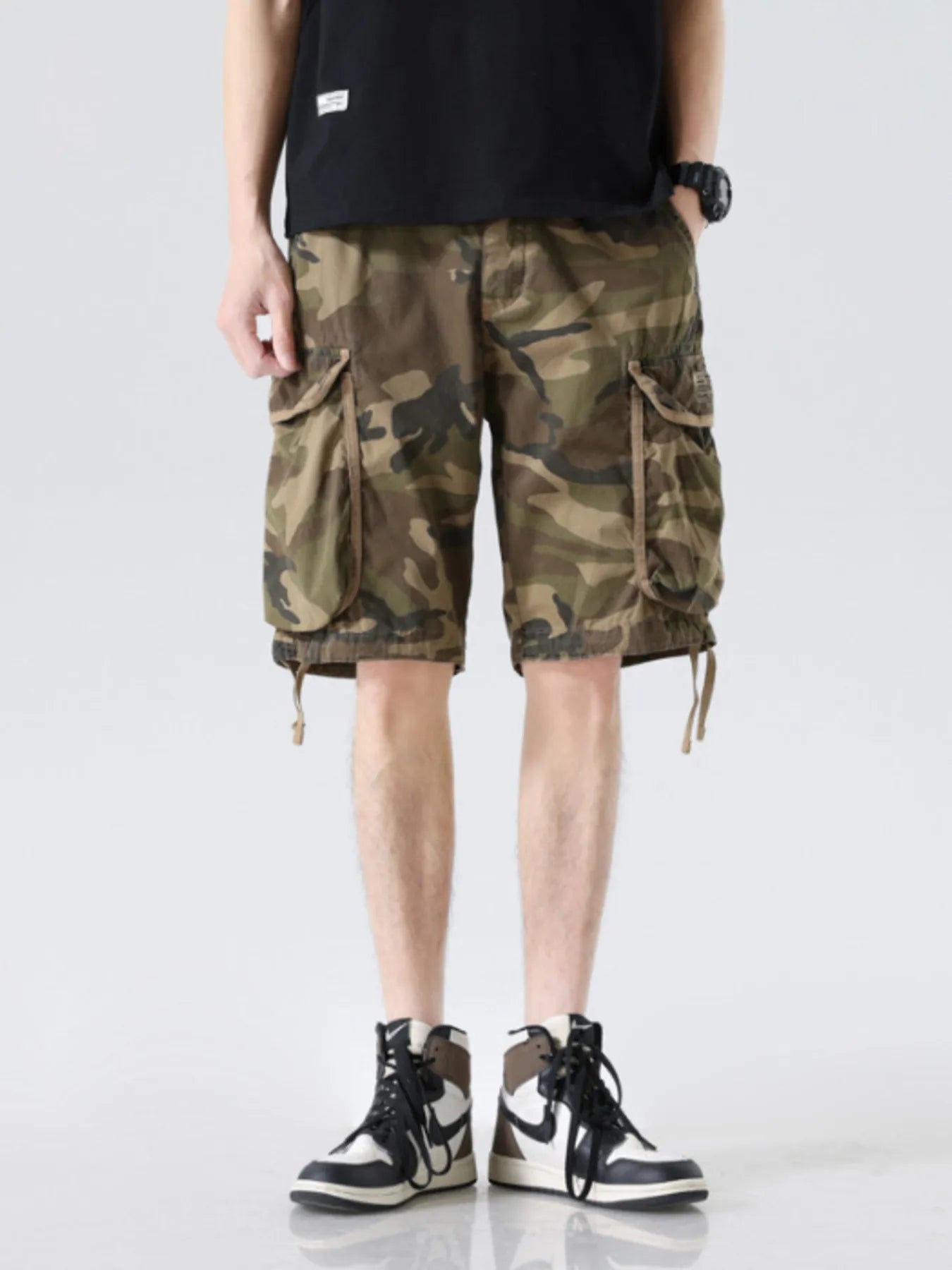 Men's Camouflage Cargo Shorts - P's One-Stop Shop 