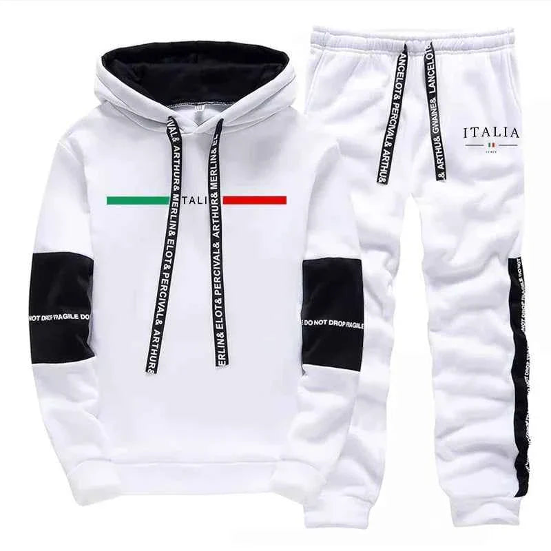Men's Casual Print Tracksuit Hoodie 2026 - P's One-Stop Shop 