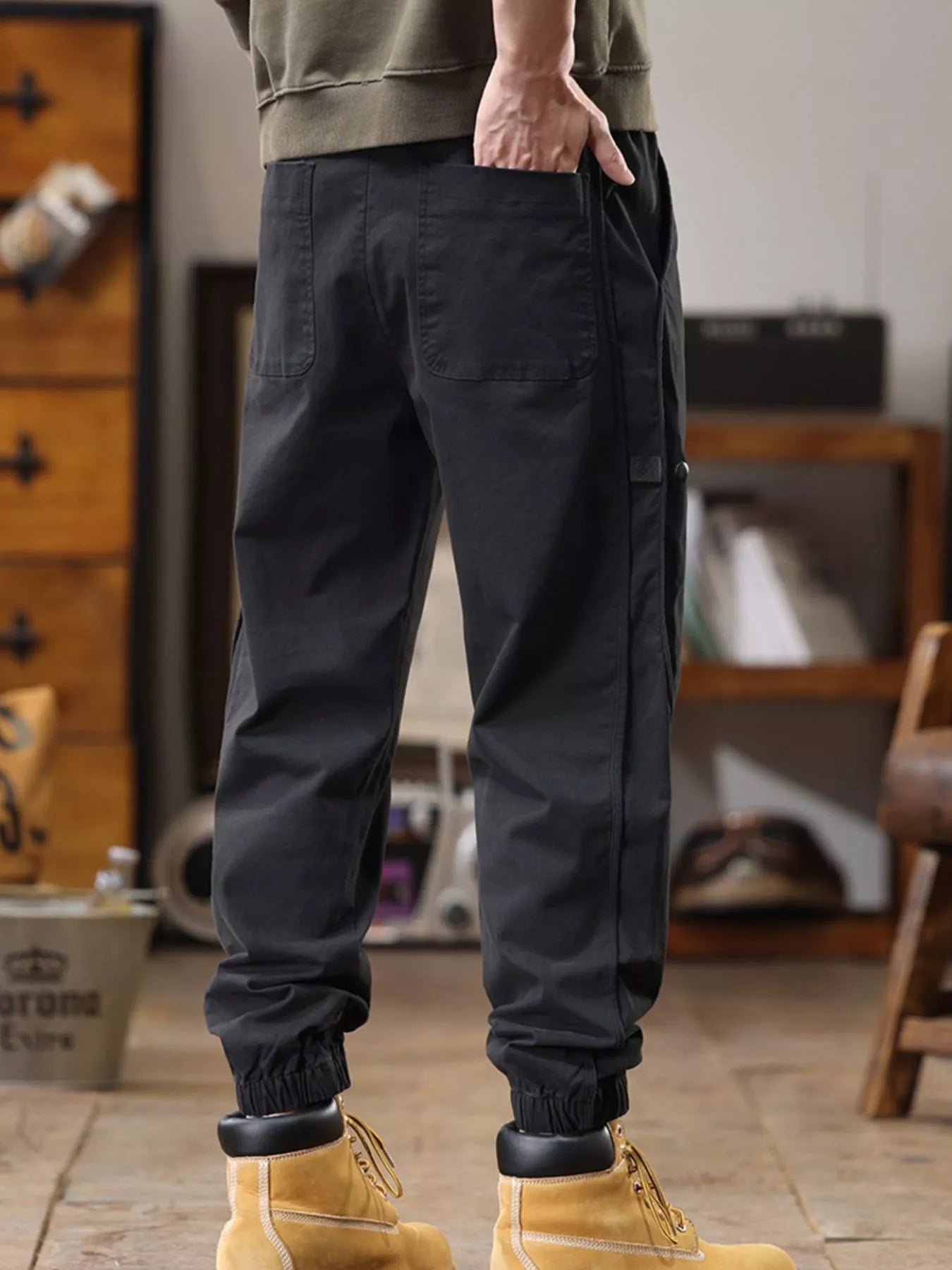 Men's Drawstring Jogger Plus Size - P's One-Stop Shop 