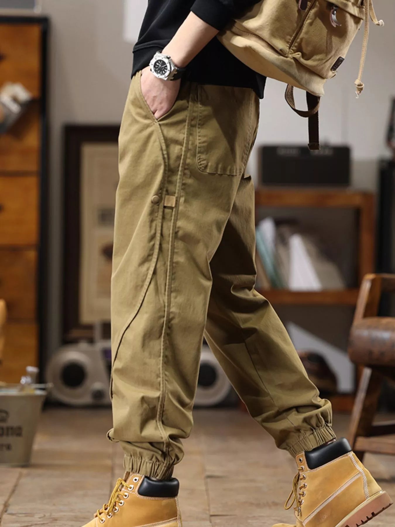 Men's Drawstring Jogger Plus Size - P's One-Stop Shop 