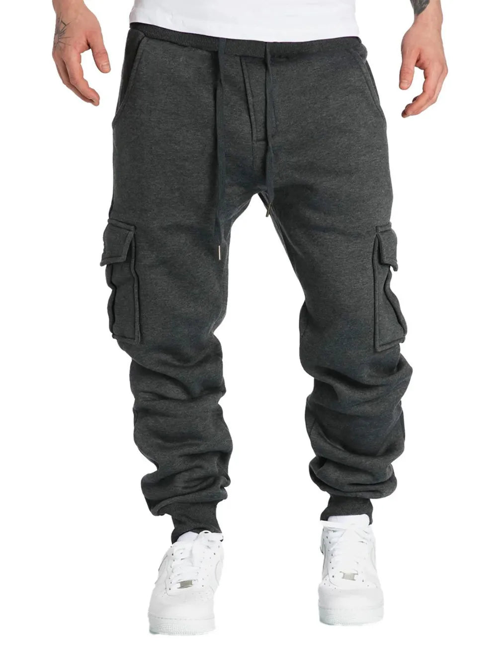 Men's Drawstring Pants with Pockets - P's One-Stop Shop 