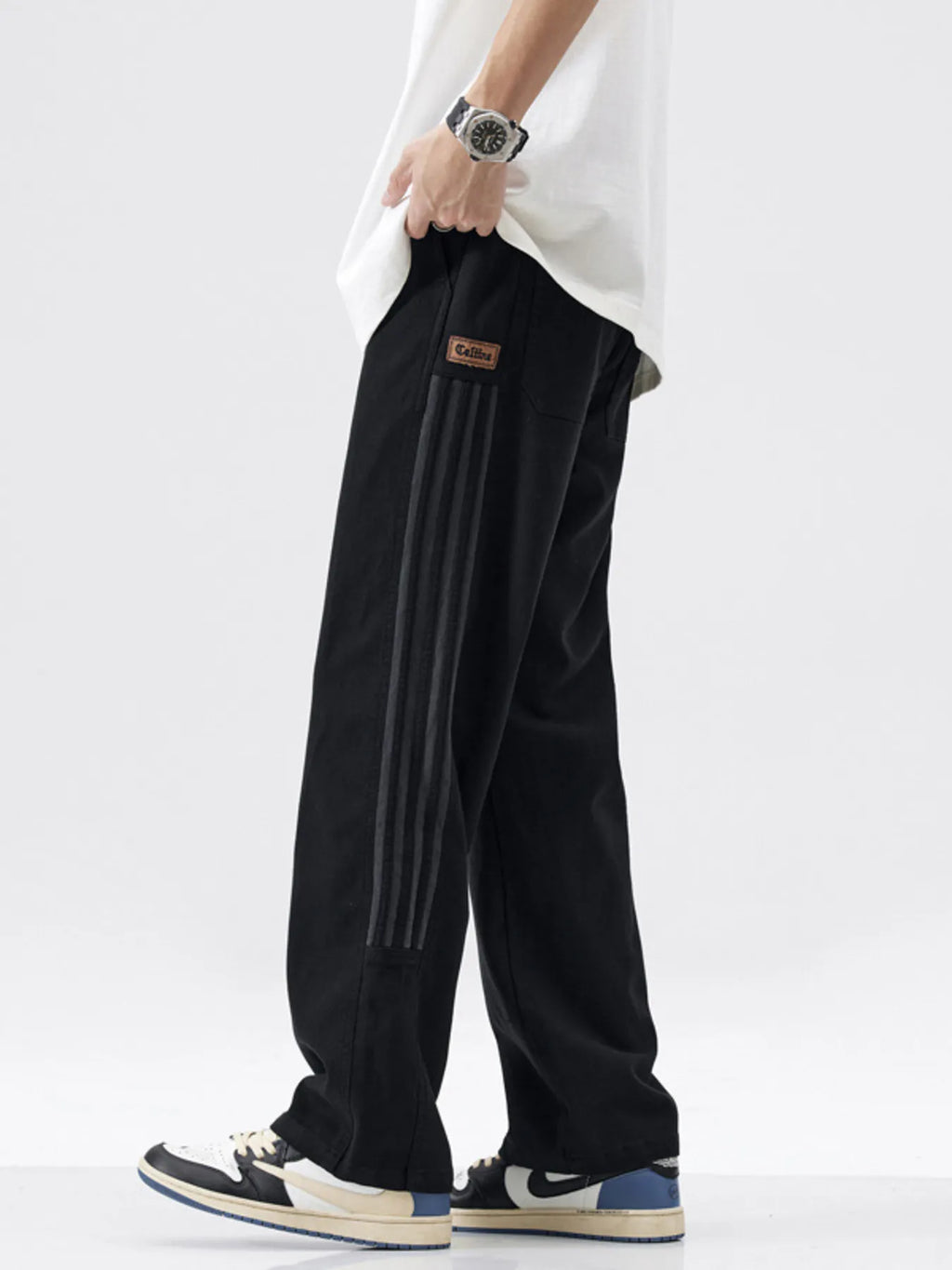 Men's Full Size Loose-Fit Drawstring Casual Pants Plus Size - P's One-Stop Shop 