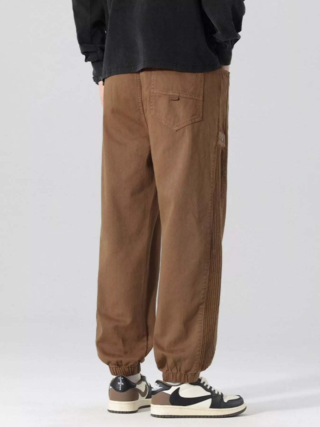 Men's Plus Size Drawstring Cargo Joggers - P's One-Stop Shop 