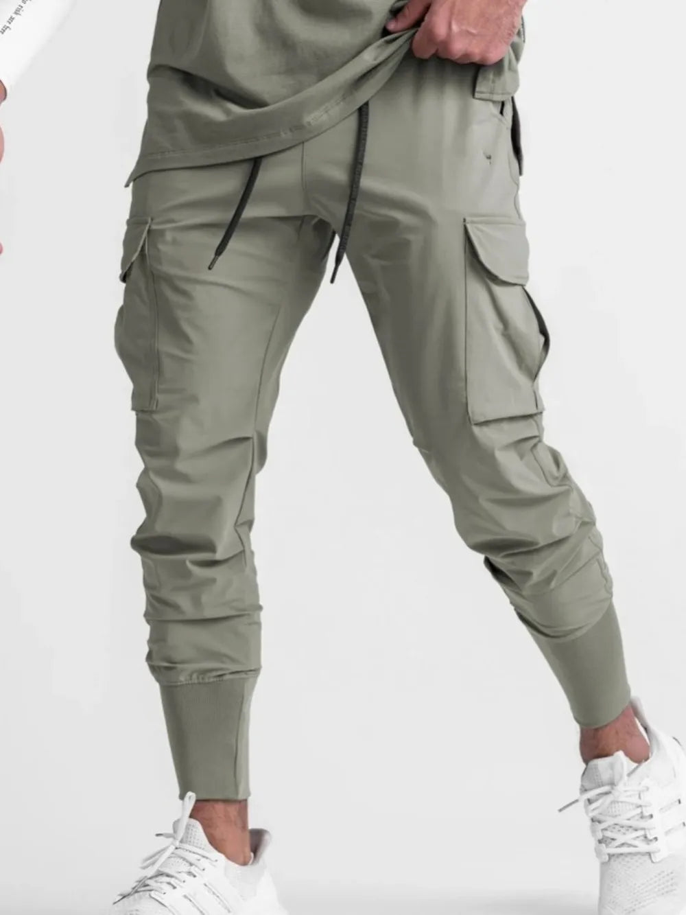 Men's Plus Size Drawstring Joggers with Pockets - P's One-Stop Shop 