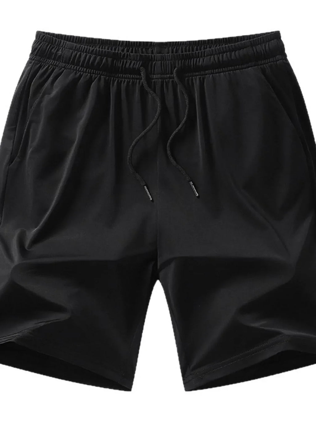 Men's Plus Size Drawstring Pocketed Shorts - P's One-Stop Shop 