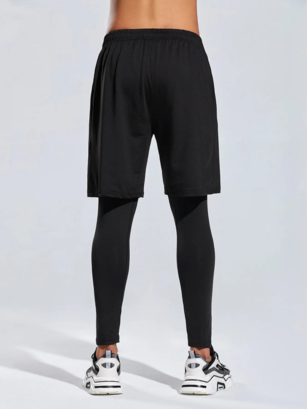 Men's Plus Size Elastic Waist Active Shorts - P's One-Stop Shop 