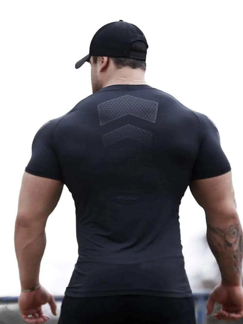 Men's Plus Size Round Neck Short Sleeve T-Shirt - P's One-Stop Shop 