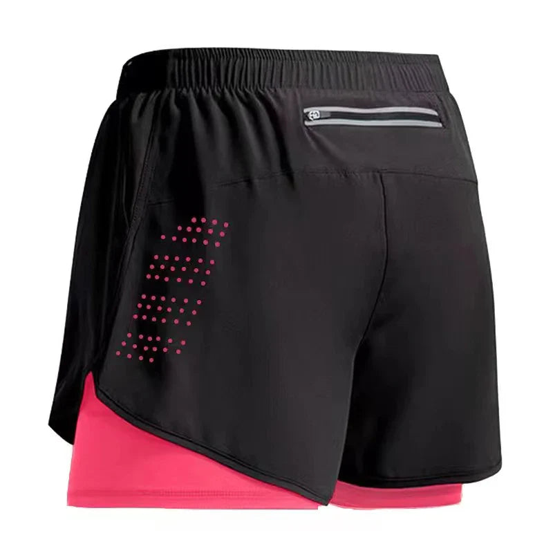 Men's Running Shorts 2 In 1 Quick Dry - P's One-Stop Shop 
