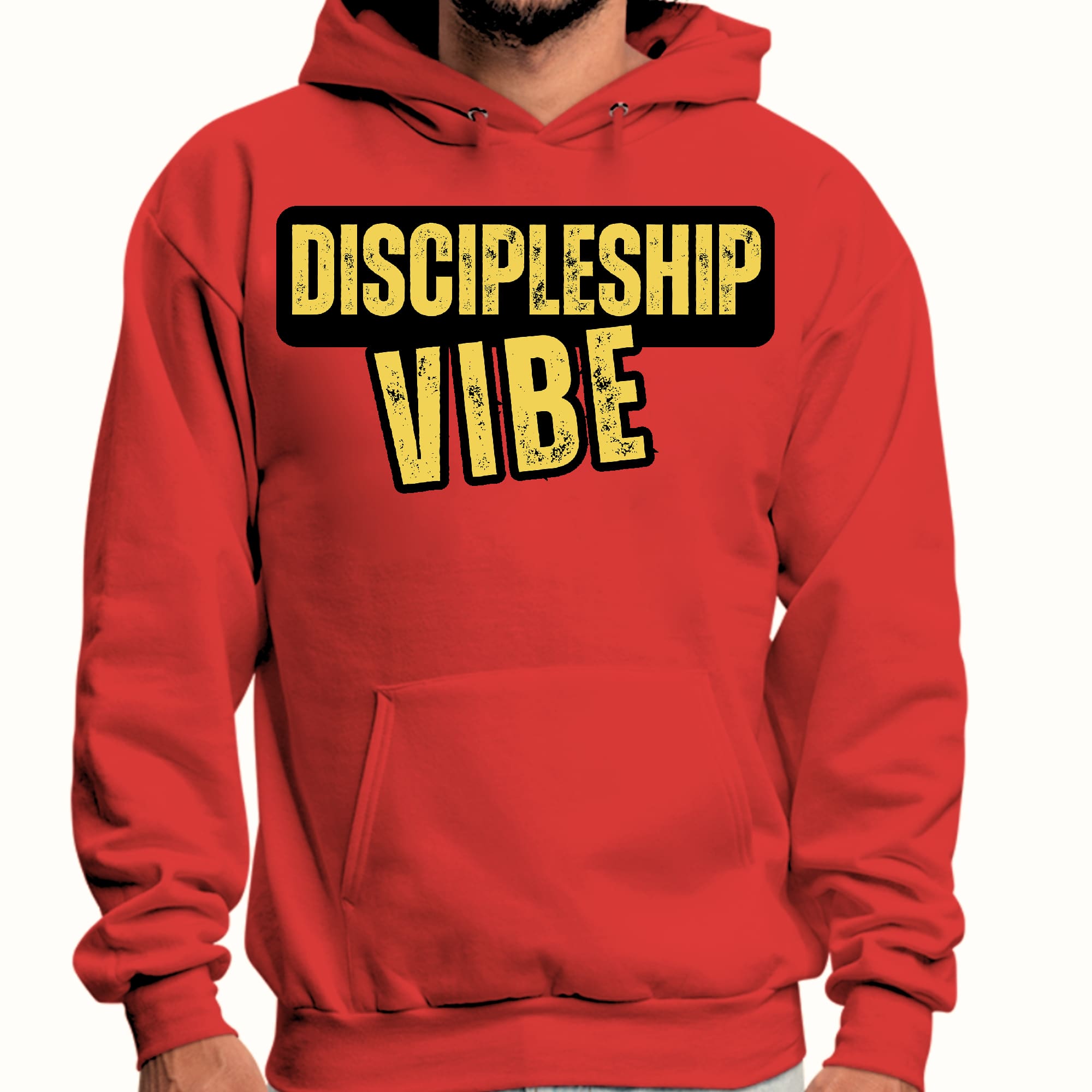 Mens Graphic Hoodie Discipleship Vibe - P's One-Stop Shop 