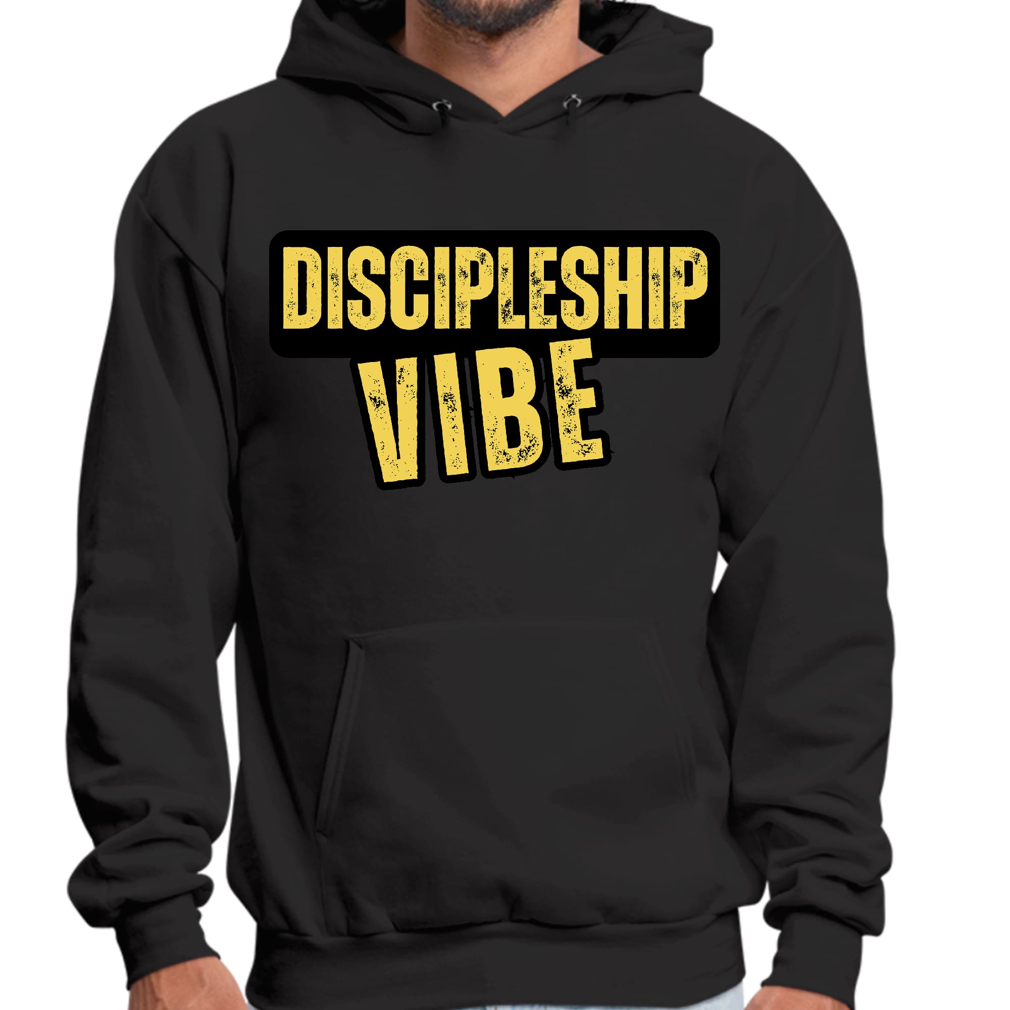 Mens Graphic Hoodie Discipleship Vibe - P's One-Stop Shop 