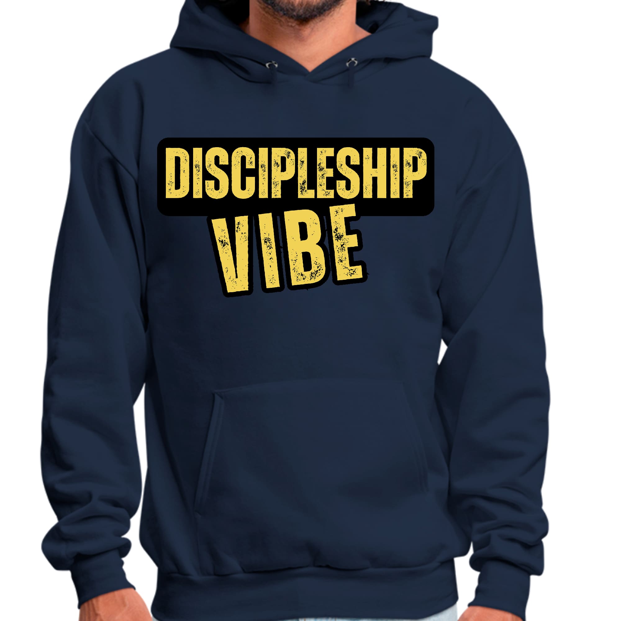 Mens Graphic Hoodie Discipleship Vibe - P's One-Stop Shop 