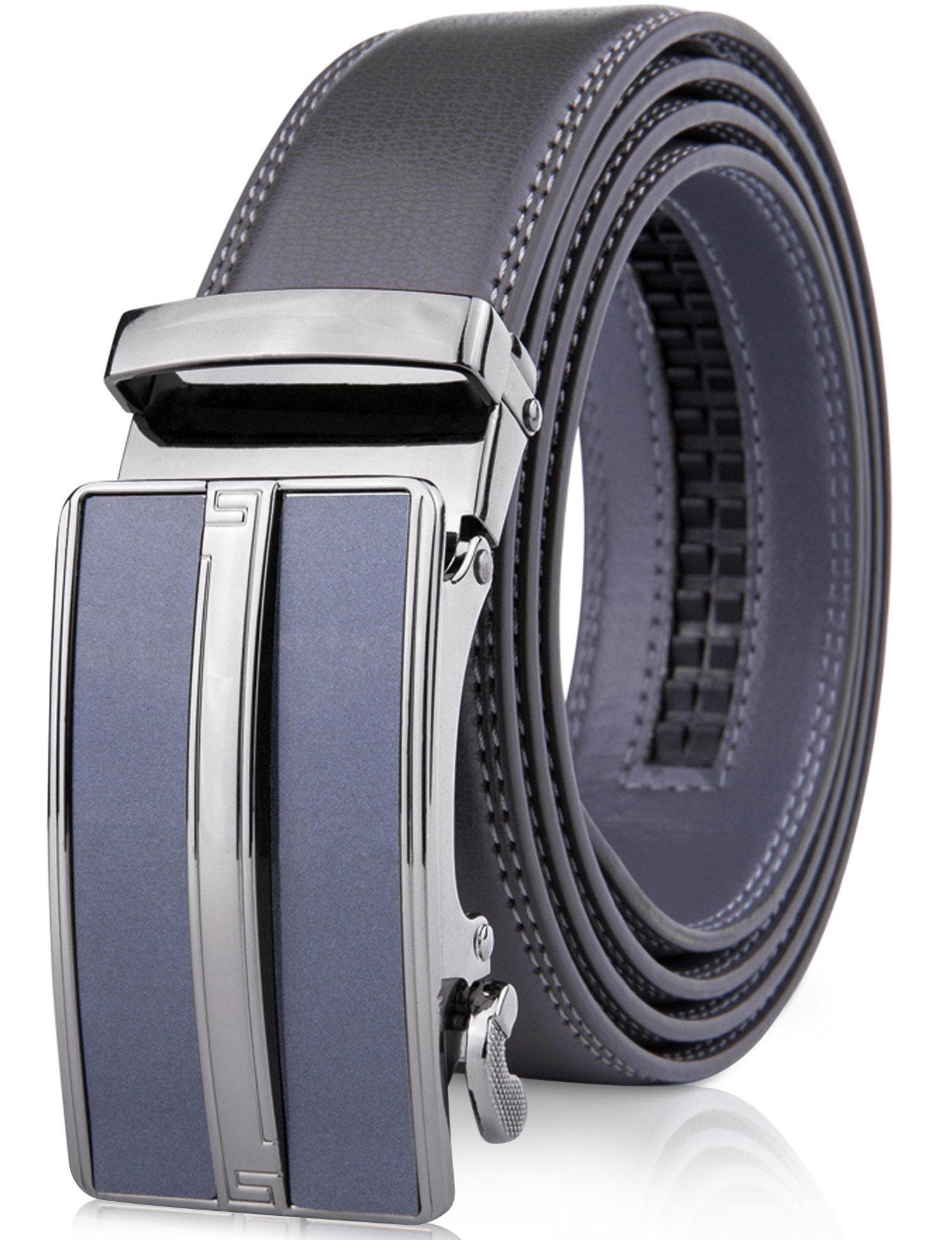 Microfiber Leather Ratchet Belt - P's One-Stop Shop 