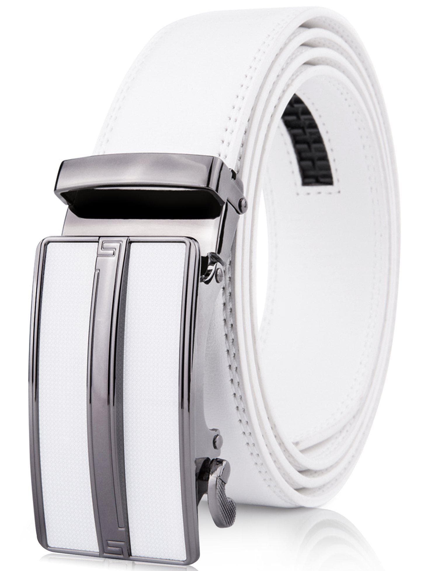 Microfiber Leather Ratchet Belt - P's One-Stop Shop 