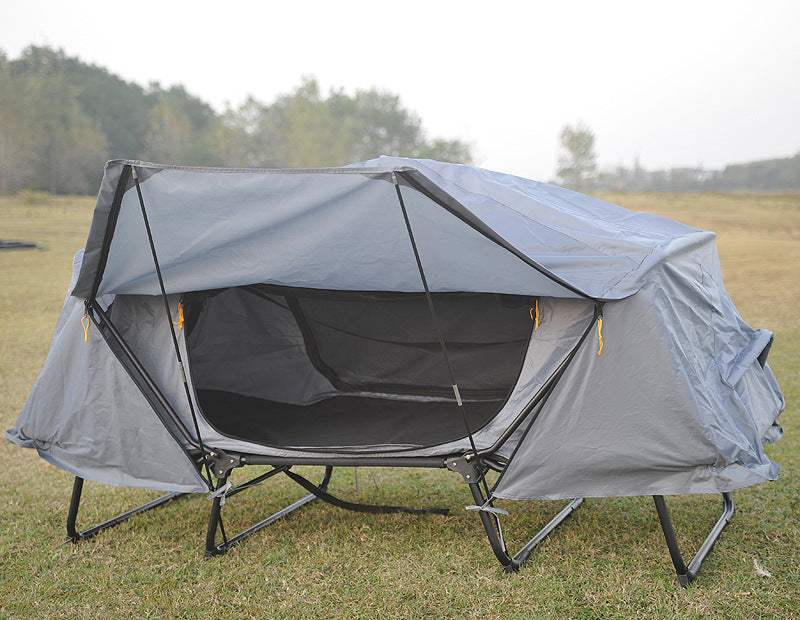 Outdoor Thickened Oxford Cloth Insulated Off Ground Tent For Two Camping And Fishing Tent - P's One-Stop Shop 