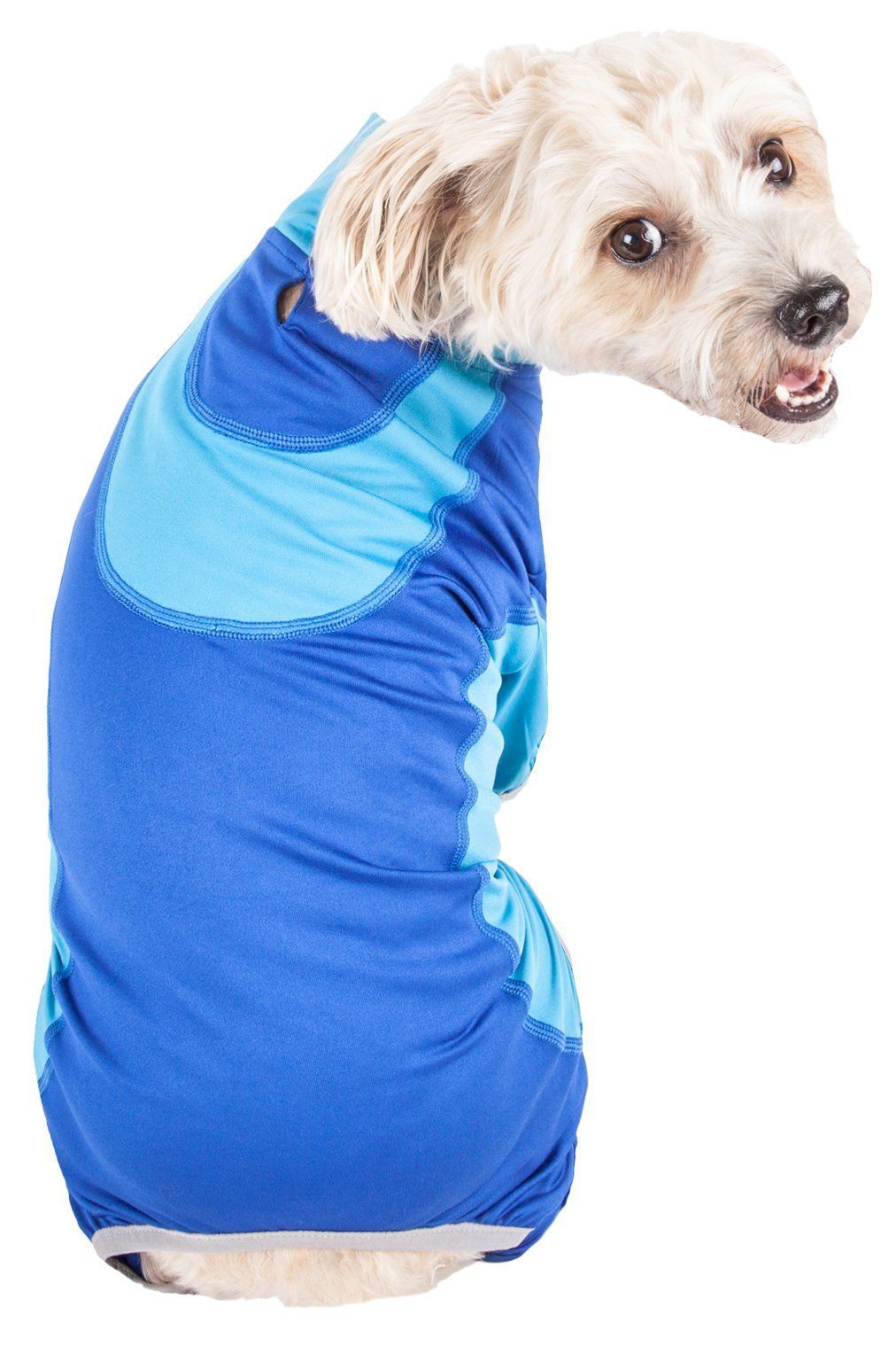 Pet Life ® Active 'Warm-Pup' Stretchy and Quick-Drying Fitness Dog Yoga Warm-Up Tracksuit - P's One-Stop Shop 
