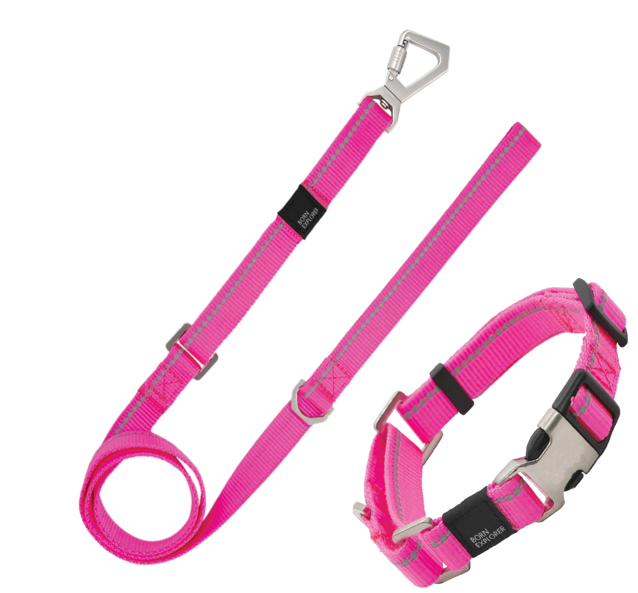 Pet Life ® 'Advent' Outdoor Series 3M Reflective 2-in-1 Durable Martingale Training Dog Leash and Collar - P's One-Stop Shop 
